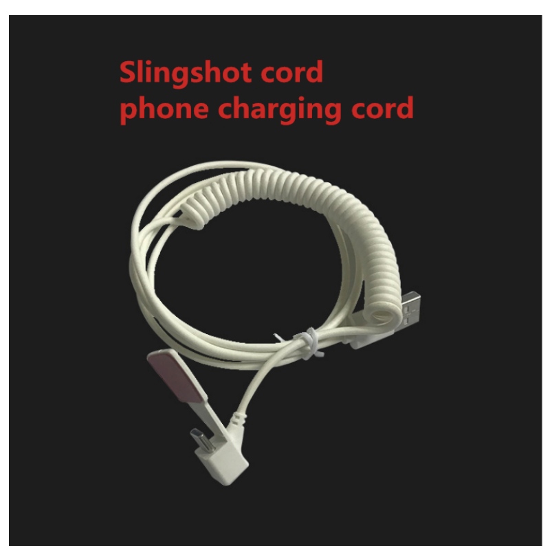 Business hall special mobile phone alarm theft charging cable Type-C Android single product display stretch spring wire