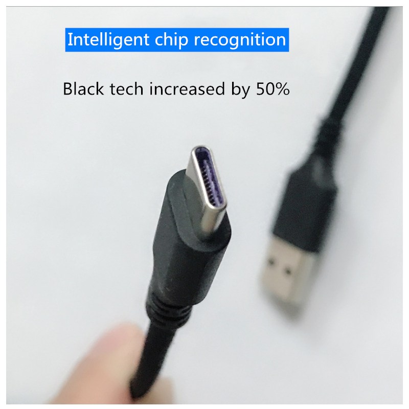 1.5m 5A super fast charging data cable is applicable to huawei Type-C mobile phone high-current charging cable